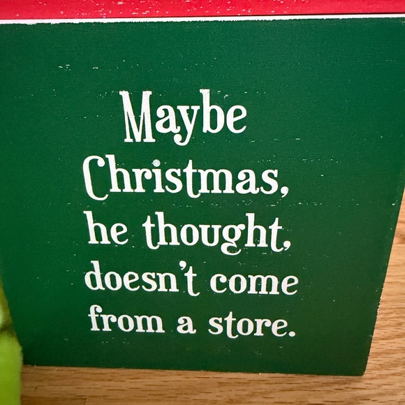 Grinch Who Stole Christmas Nesting Stacking Boxes and Grinch Plush Stuffy - Picture 10 of 15